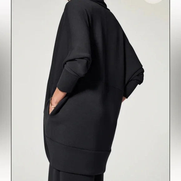 Spanx Air Essentials Cocoon Cardigan black XS/Small - Picture 4 of 13